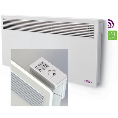 Elektroheizkörper Elektroheizung WiFi Wandkonvektor 1000 1500 2000 2500 3000 W - Bild 1 von 4