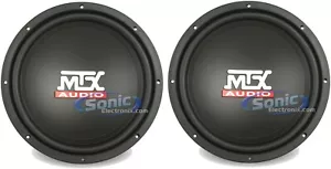 2) MTX AUDIO TN12-04 12" Terminator Series 800W Car Audio Subwoofer Package - Picture 1 of 6