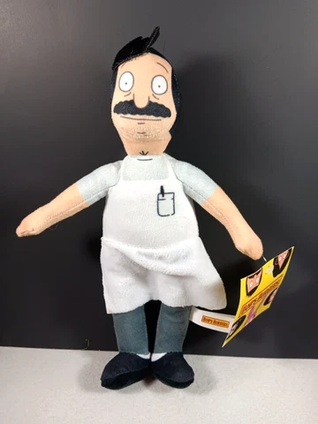 Bobs Burgers Stuffed Plush Toy Doll Official Toy 10" Cartoon Bob Belcher NEW Cover