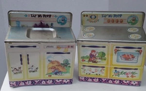  Vtg Metal Play Kitchen Stove Sink Lil Bo Peep by Wolverine Collectable - Picture 1 of 1