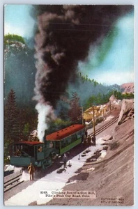 Postcard c1909 Colorado Train Cog Road J.G.Heistand Pikes Peak #C14 - Picture 1 of 2