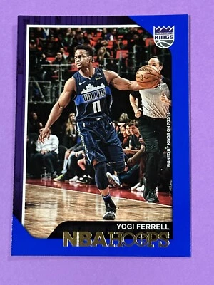 2018-19 Panini NBA Hoops Yogi Ferrell Blue #123 Sacramento Kings Traded - Image 1 of 2