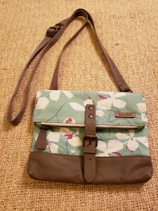Weird Fish Crossbody Purse Multi-colored Teal white fusia & brown. Really Cute! - Picture 1 of 6