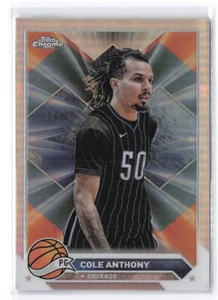 2023-24 Topps Chrome #62 Cole Anthony Refractor Magic FREE SHIPPING - Picture 1 of 2