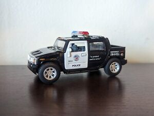 5" Kinsmart 2005 Hummer H2 SUT Police Diecast Model Toy SUV Truck 1:40 Cop