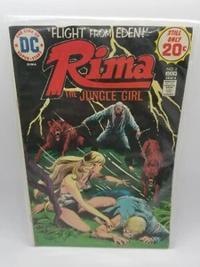 Vintage RIMA THE JUNGLE GIRL #2 RIMA ORIGIN! BRONZE AGE DC COMICS 1974 - Picture 1 of 2