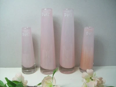 Dutz Vase Glas old rose solifleur rund schwer glasvase 15 / 21 cm rosa Auswahl - Bild 1 von 4