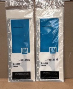 1969 70 Camaro z28 Steel Shim Head Gaskets DZ302 350ci Lt1 NOS GM 3916336 PAIR! - Picture 1 of 8