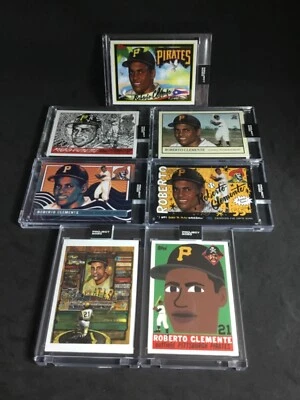 Topps Project 2020 Roberto Clemente 8 Card Lot #’s 68,78,103,110,138,154,182,197 - Image 1 of 2