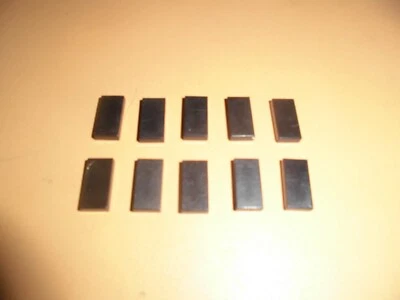 Lego 10x Platte Fliese 1x2 3069 schwarz es35 - Bild 1 von 2