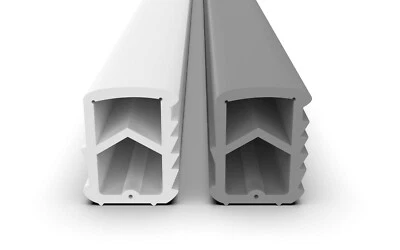 DIKARA (5,39€/m) Stahlzargendichtung Stahlzarge Dichtung Türdichtung Zimmertür 5m Länge