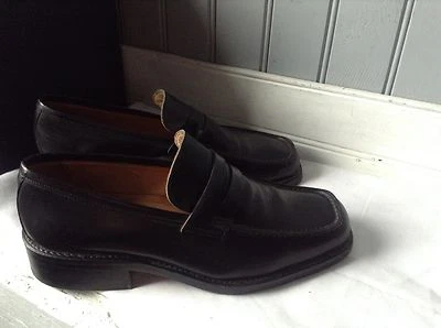 mocassins MANFIELD plein Cuir noir .t 40,5 ( A /G) * - Photo 1/4