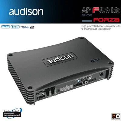 Audison DSP 8 x 85/130 WRMS DSP Verstärker Prima AP F8.9 bit 9 Kanal Prozessor - Bild 1 von 4