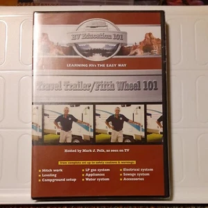 RV Education 101 Travel Trailer / 5th Wheel 101 NEW DVD COMPLETE SETUP & SAFETY - Picture 1 of 4