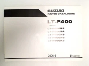 9900B-30150-040 manual para SUZUKI LTF 400 EIGER 2WD 2002-2007 2003 nuevo 179491 - Imagen 1 de 6