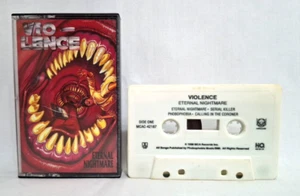 Vintage 1988 Original Vio-lence Violence Eternal Nightmare Cassette Punk Rock - Picture 1 of 10