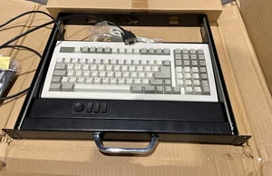 Texas Industrial Peripherals RDC-1535  Rackdrawer Qtronix Keyboard QX-901 - Picture 1 of 8