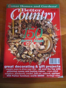 MAGAZINE BETTER HOMES AND GARDENS BETTER COUNTRY 1995 GREAT *** MUST SEE * - Picture 1 of 3