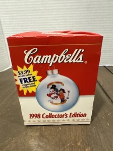 Vintage Campbell’s Glas CHRISTMAS ORNAMENT 1998 Collector's Edition Brandneu - Bild 1 von 6