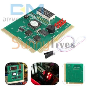 PC Motherboard Analysis Diagnostic Card 4-Digit LED PCI/ISA POST Code Analyzer - Picture 1 of 12