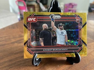 Azamat Murzakanov 2023 Panini Prizm UFC #18 Gold Undercard /10 Rookie RC 🔥📈 - Picture 1 of 2