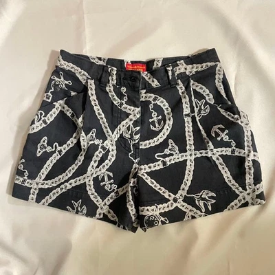 Pantalones Cortos Vivienne Westwood Skull Orb Índigo Hechos en Japón Foto 1 de 4