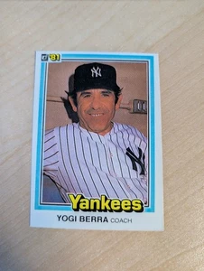 1981 Donruss #351 Yogi Berra - Picture 1 of 2