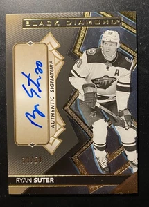 Diamante negro cubierta superior 2020-21 - firma auténtica - Ryan Suter/50 🔥 - Imagen 1 de 8