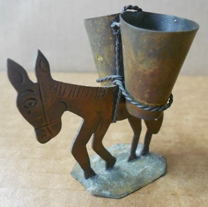 Vintage Doppel Zahnstocher Halter Esel/Burro Hecho en Mexico - Bild 1 von 4