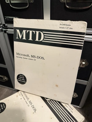 MTD Microsoft MS-DOS 5 (5.25'' Floppy) “Sealed”  - Image 1 of 3