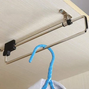 Clothes Rod for Closet Adjustable Retractable Closet Pull Out Rod Valet Rod E... - Picture 1 of 9