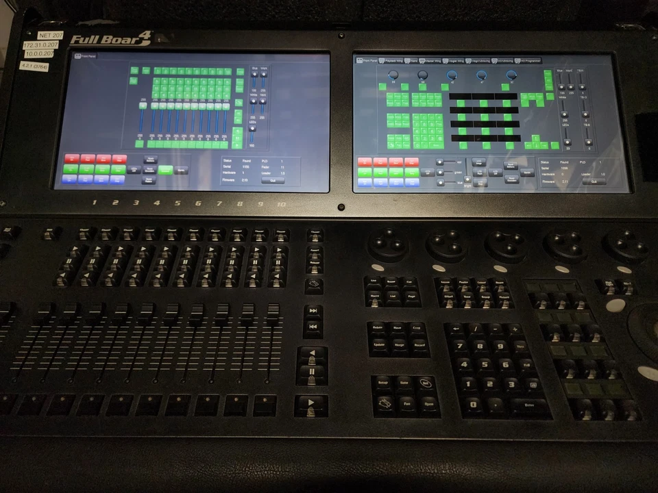 High End Systems Full Boar 4 Lighting Console in Road Case Whole Hog - Image 1 of 4