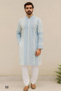 Herren Shalwar Kameez pakistanische indische traditionelle Kleidung - Bild 1 von 1