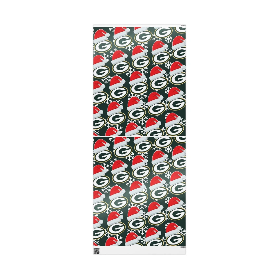 NFL Green Bay Packers Wrapping Papers Christmas Gift Wrap Football Team Presents - Image 1 of 1
