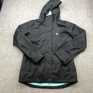 DC Jacket Mens Large Black Hooded 5K Waterproof Snowboard Skate Outdoors Coat - Picture 1 of 8