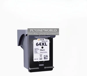 2PK do HP 64XL czarny atrament do HP ENVY 7130 7132 7155 7158 7164 7800 7820 - Zdjęcie 1 z 4