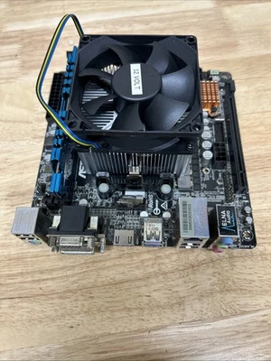 Placa-mãe ASRock A68M-ITX com memória e processador - Imagem 1 de 4