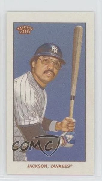 2021 Topps 206 Series 6 Sweet Caporal Back Reggie Jackson #40 HOF - Image 1 of 2