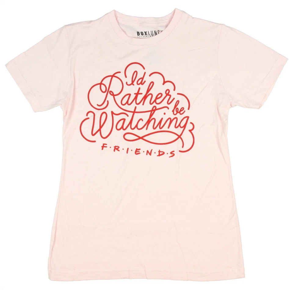 Friends Sitcom TV Series Womens' Rather Be Watching Short Sleeve T-Shirt (M) - Image 1 of 1