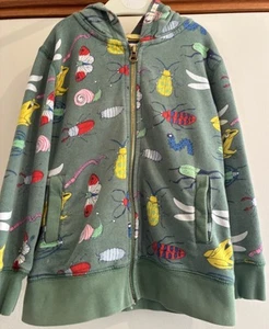 Mini Boden Hoodie Bugs Insects Unisex 3 To 4 - Picture 1 of 7