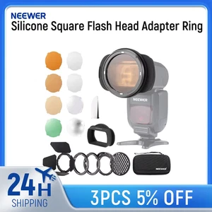 Silicone Square Flash Head Adapter Ring for Z760 NW760 NW700 NW620 NW635II TT560 - Picture 1 of 6