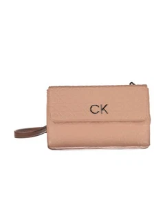 Calvin Klein Key Item Chain Wallet Women Pink Handbags - Picture 1 of 3