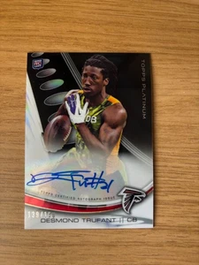 2013 Topps Platinum Rookie Refractor Black 139/150 Desmond Trufant #A-DT Auto RC - Bild 1 von 2