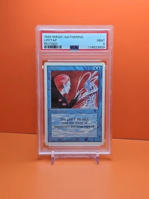 🔵🔵🔵 1994 MAGIC The Gathering LIFETAP REVISED 3RD EDITION PSA 9  🔵🔵🔵 - Image 1 of 2