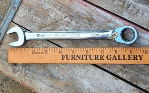 Matco Tools 18mm 90 TOOTH REVERSIBLE RATCHETING COMBO WRENCH - P/N 9GRRC18M2 EC! - Picture 1 of 5