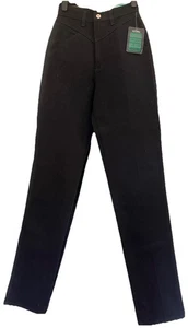 Pantalones de mezclilla negros de cintura alta Rockies Western de colección talla 5/cintura 27” ¡Nuevos con etiquetas! - Imagen 1 de 14