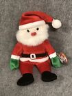 Ty Santa Plush Red Christmas Holiday Beard Beanie Baby Stuffed Animal