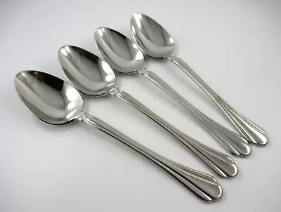 Pfaltzgraff ARTESIA 4 cucharas soperas brillantes de acero inoxidable 18/8 cubiertos Corea Foto 1 de 4