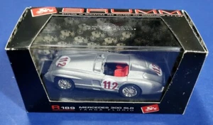 BRUMM R189 silber Nr. 112 Mercedes 300 SLR Targa Florio 1955 1:43 Made in Italy - Bild 1 von 7