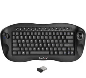 2.4Ghz Wireless Debounce Keyboard and Trackball Mouse Combo,Mini Portable Key - Picture 1 of 3